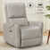 Swivel and Rocker Power Recliner Chair with USB Port Soft Breathable Leather