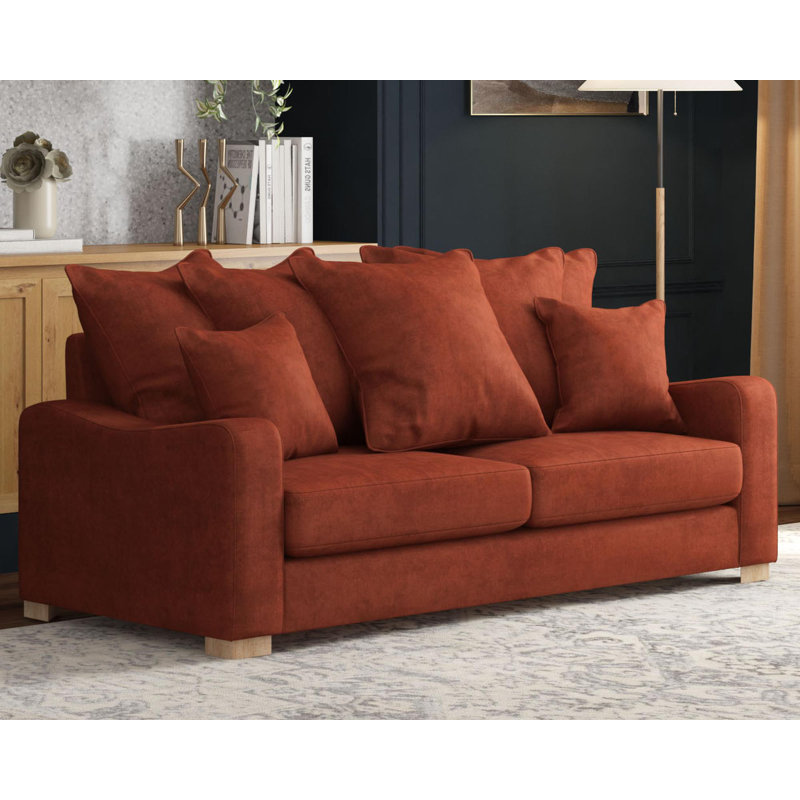 Theadford Three Seater, Scatter Back, Olive