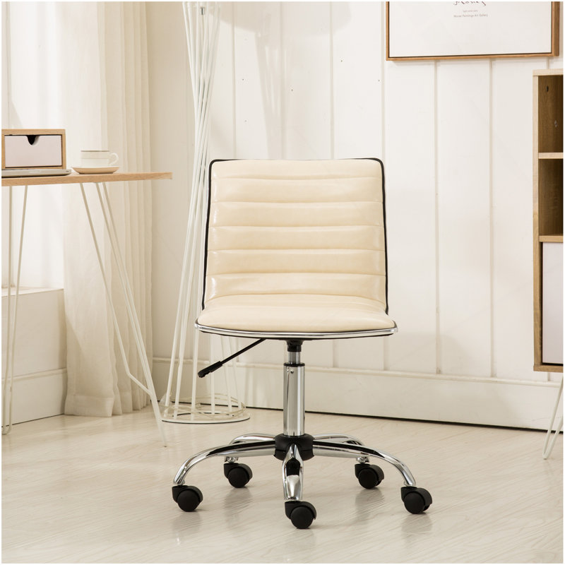 Chaise de bureau Fremo Chromel, Beige