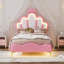 Upholstered Single (3') Faux Leather Bed-400438031