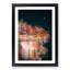 Boat in an Italian Port in Abstract - Picture Frame Painting Print-55679564-55679559
