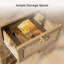 Table de chevet avec 2 tiroirs décoratifs en rotin avec boutons en laiton Table de chevet Tables de bout Boho Tables d'appoint avec tablette de rangement pour la chambre