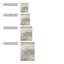 «Wautoma Abstract Neutral CXLV» par ChiChi Decor, reproduction d'art sur toile tendue-824944022