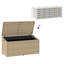 Garden Storage Box 110X50x58 Cm Poly Rattan-1538941352
