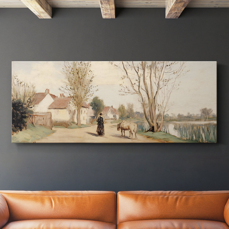 Série paysage - CXC - Toile tendue avec châssis - Prêt à accrocher, H 12 po x l 30 po