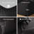 Cotton 144TC Black Breathable 100% Cotton 3-Piece Twin XL Sheet Set-103544687-108513207