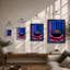 Geometric Noodle Bowl Modern - Single Picture Frame Print-954343914-954343921