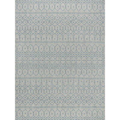 Tapis gris/bleu Bourke