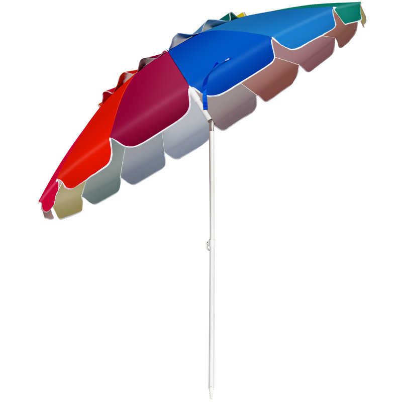 Goldia 220cm Beach Parasol