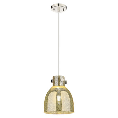 Luminaire suspendu à cordon 1 lumière 8 "Newton Bell