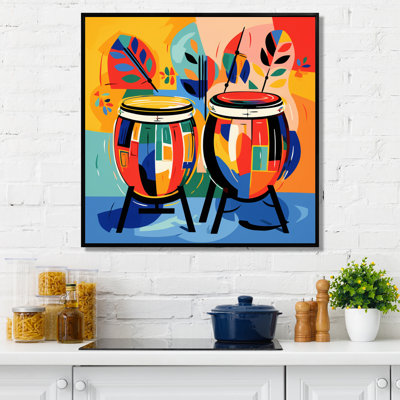 «Mexico Drums Music Instruments IV - Fruits», art mural