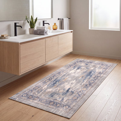 Tapis lavable en cèdre moderne vieilli, uni, bleu, gris, or, crème, ivoire, antidérapant, à poils courts, pour l'intérieur et l'extérieur, adapté aux animaux domestiques, salon, chambre, salle à manger, entrée, couloir, bureau