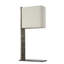 Anne-Marie Barton Fumar 34" Statement Table Lamp in Ridged Carbon with BouclÃ© Shade-1415204231