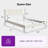 Queen Size Metal and Upholstered Bed Frames with Headboard-72198393-101243735
