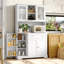 Garde-manger de 68 po de hauteur avec tablette pour four à micro-ondes et porte garde-manger Kena-21329125