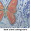 Planche à découper en verre Red Glider Butterfly