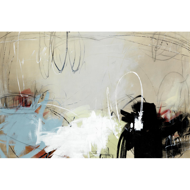 «Big Steps On Canvas» par Daleno, reproduction d'art, H 84 po x l 84 po x P 1,5 po