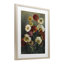 «Poppies at Dawn», reproduction d'art sous verre encadrée, conception par Carol Robinson
