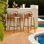 Tabouret d'extérieur Aspen