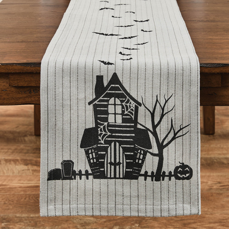  Haunted House Table Runner 15" X 72"