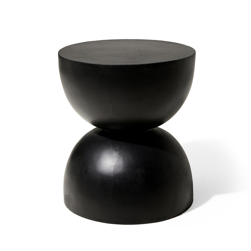 17.75'' Tall Accent Stool, Black