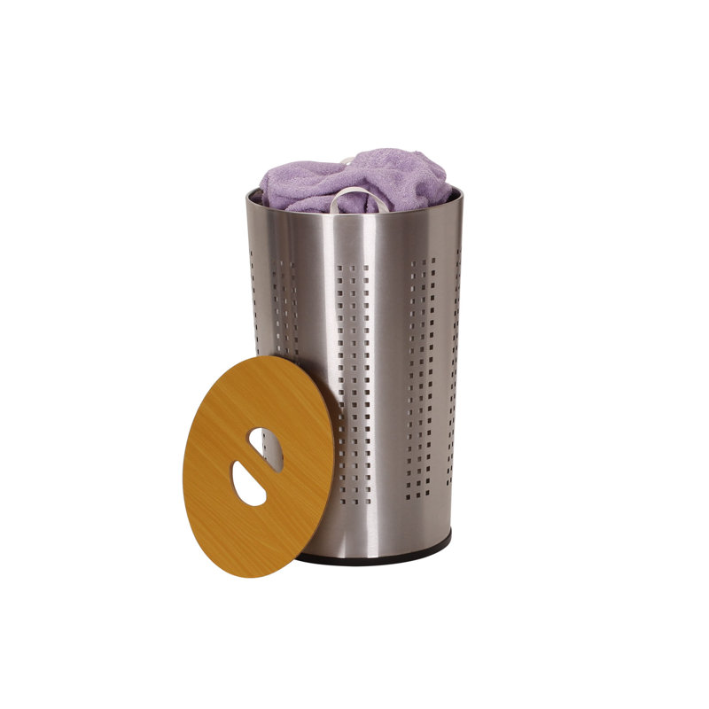 Metal Laundry Hamper with Handles