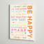 Elitia «Be Happy Typographie», art-26208792-100812306