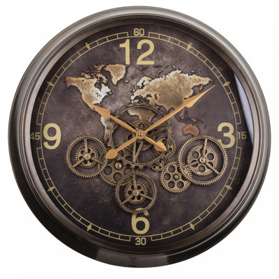 Afrahim Metal Wall Clock