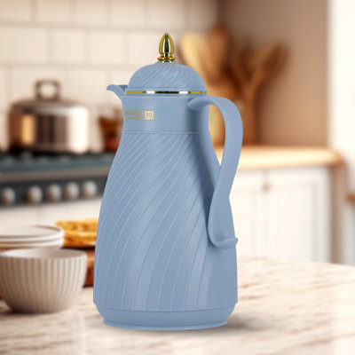 ROYALFORD Vacuum Flask | Vacuum Insulated Tea Carafe 1000ML | Heat & Cold Retention, Thermal Insulated Airpot | Insulated jug Preserves Flavor & Freshness, Household Office Hot Water Kettle Pot