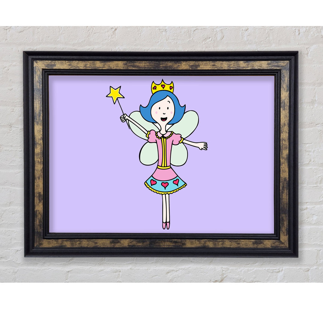 Fairy Princess Baby Blue - Einzelner Bilderrahmen Kunstdrucke