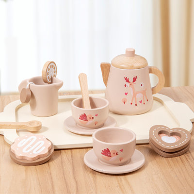 Wooden Tea Sets Play Kitchen Dishes/Tea Set
