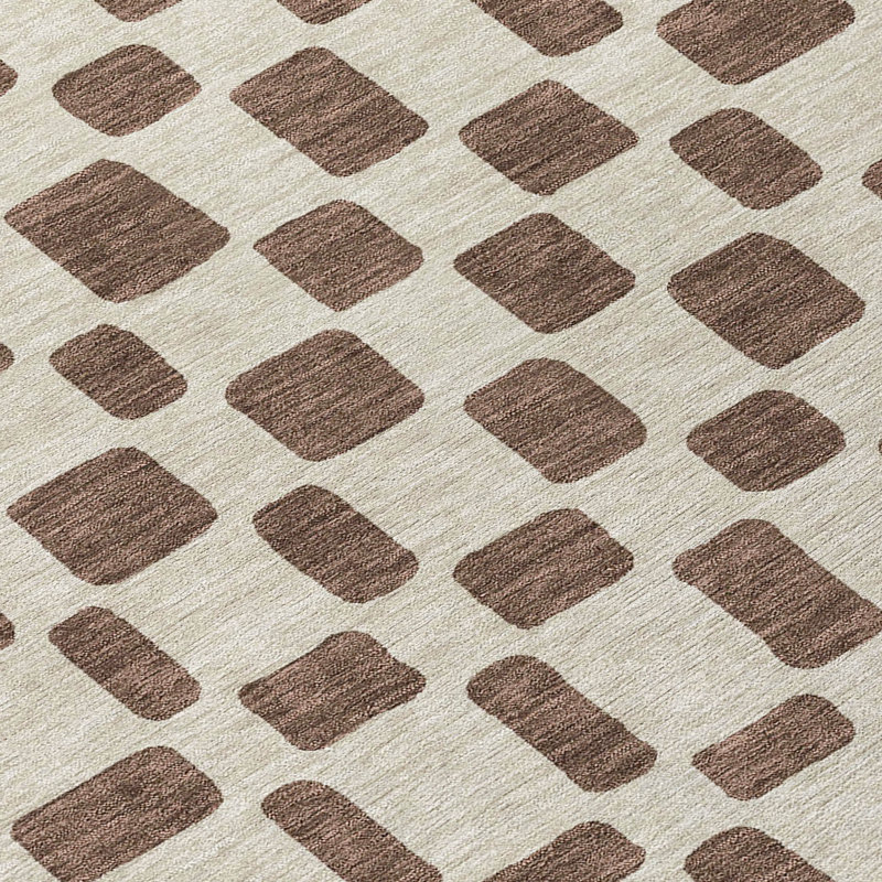 Malek Indoor/Outdoor Area Rug with Non-Slip Backing, Runner 2'3" x 7'6"