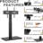 Passetas Single Screen Floor Stand Mount