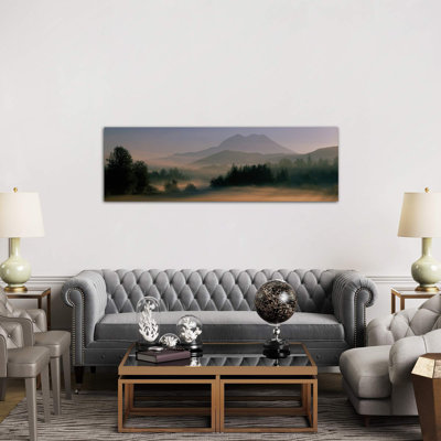 Sunrise, Mount Rainier Mount Rainier National Park, Washington State, USA 1 Piece Panoramic Wall Art on Canvas