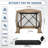 6FTx6FT Screen Room with Mosquito Netting, Hub Tent Instant Screened Canopy with Carrying Bag and Ground Stakes-105122750