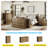 23.6”wx17.7”d Rustic Couch End Table With 3 Ample Drawers, Farmhouse Nightstand With 4 Solid Wood Legs, Vintage Bed Side Table With Durable Structure (set Of 2)-854703809