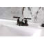 Laiton Kingston FB8621CML Robinet de salle de bain central avec drain escamotable, chrome poli-95752673