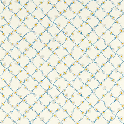 Daisy Trellis Wallpaper