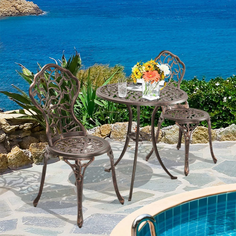 Crestone 2 - Person Patio Dining Set with Round Table