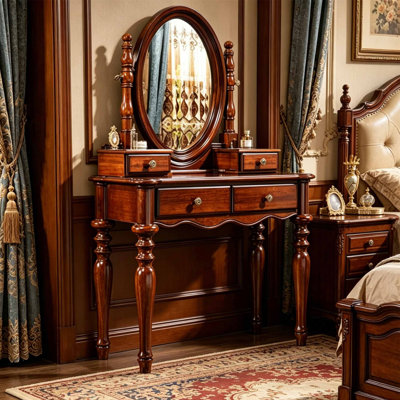 American style light luxury dressing table