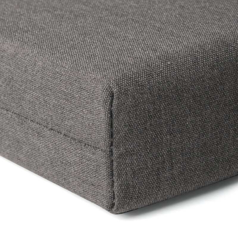 Coussin de chaise de patio , Gris, L 16,5 po x P 15,5 po