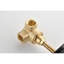 Master Master Control - Valve de volume en métal coulé 3/4 po, poignée en laiton, noir mat, anticorrosion, antirouille 3,5 po x 2,14 laiton ajustable, largeur et profondeur, hauteur, résistance, poignée réglable