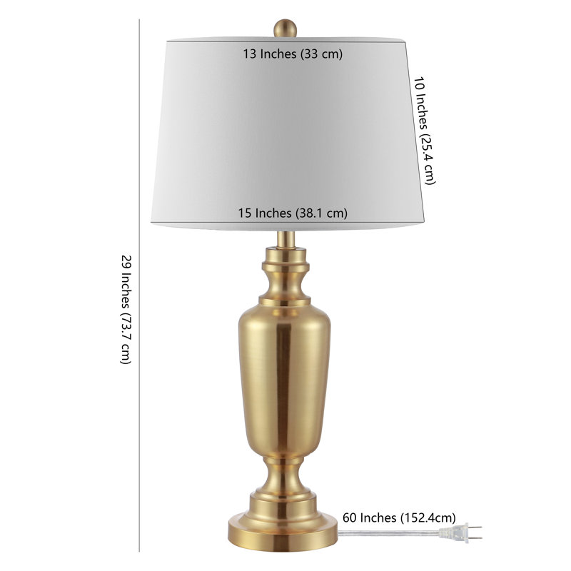 Lampe de table en laiton 28 po Iser