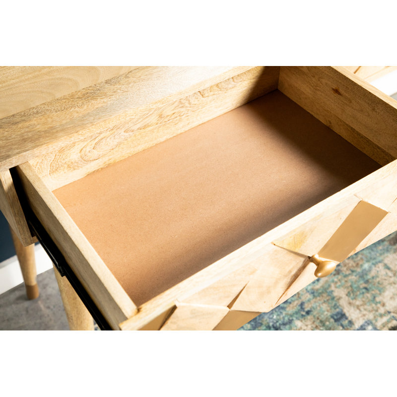 Console en bois massif 44 po Varsovie