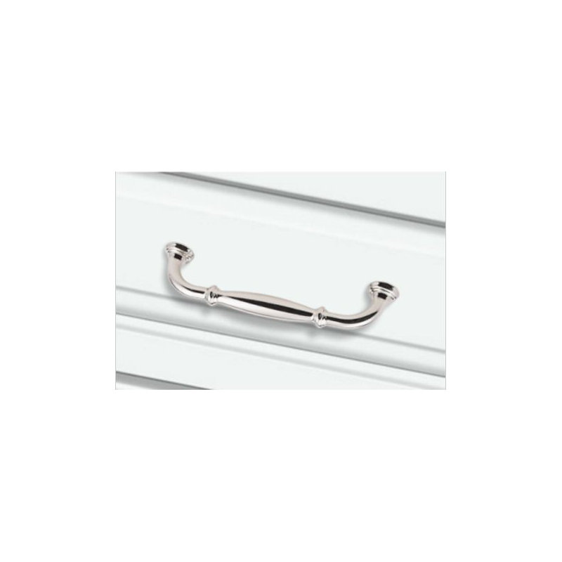 Tiffany Bar Pull, Polished Nickel, 12"