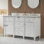 Ensemble de meuble-lavabo autoportant avec double lavabo Ishman