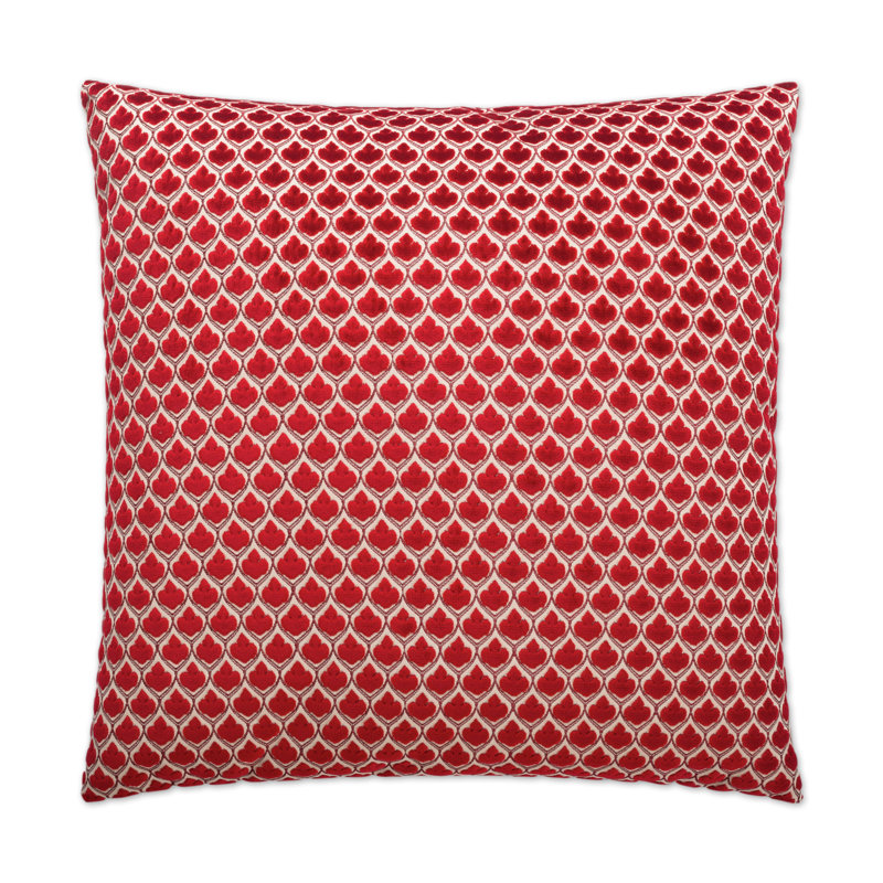 Posh Pillow Cover & Insert, Red, Rectangle 14"H x 24"W