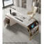 Bureau de table en pierre frittée de style luxueux-110875336