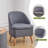 Florrine Upholstered Armchair-271828259
