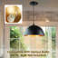 Luminaire suspendu moderne en noyer noir minimaliste